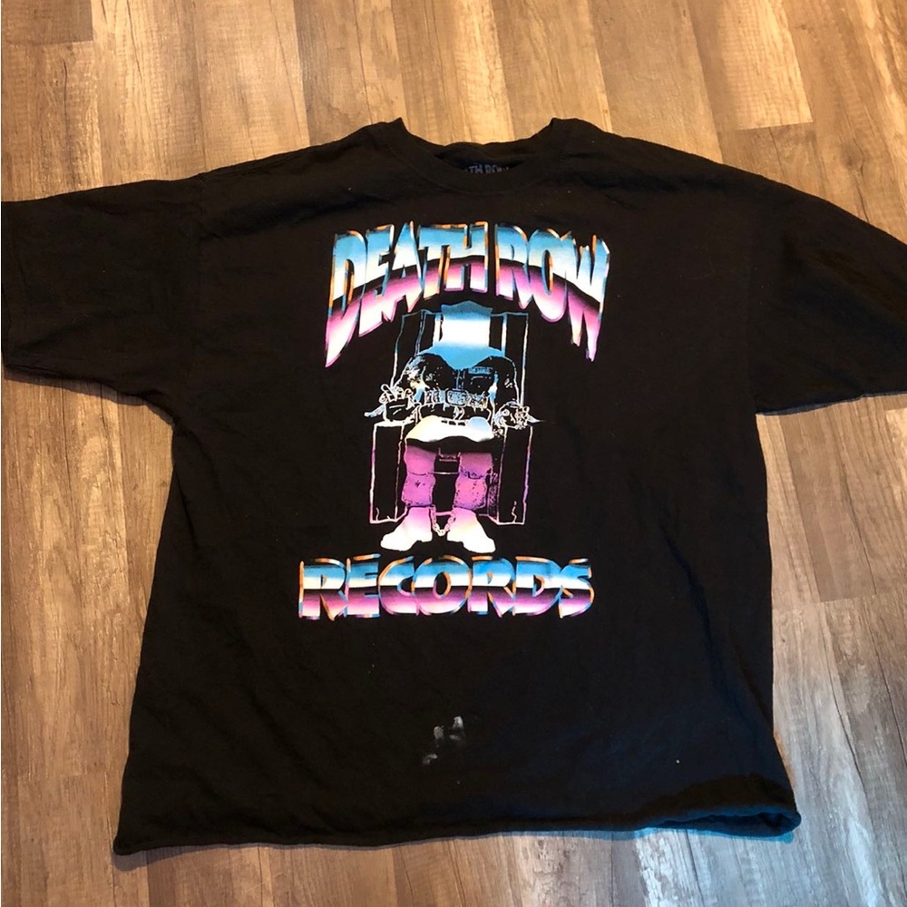 Mens “Death Row Records” graphic tee